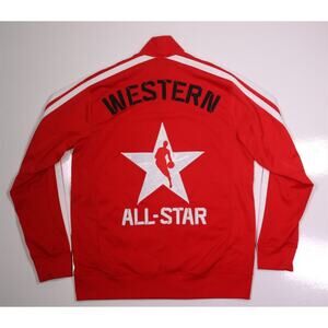 Adidas NBA All-Star Game Western Conference Zip-Up Warm-Up Track Jacket Large